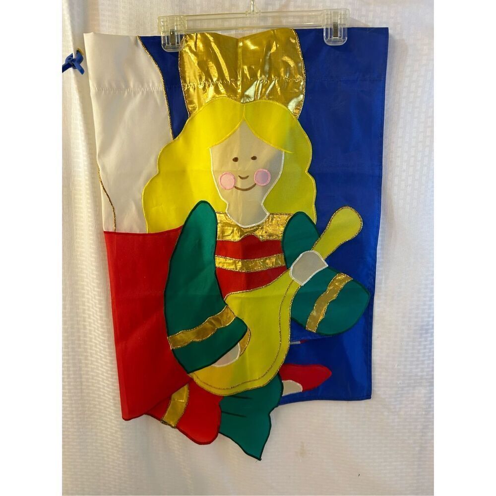 Angel with musical instruments flag‎ 30x38” Christmas theme